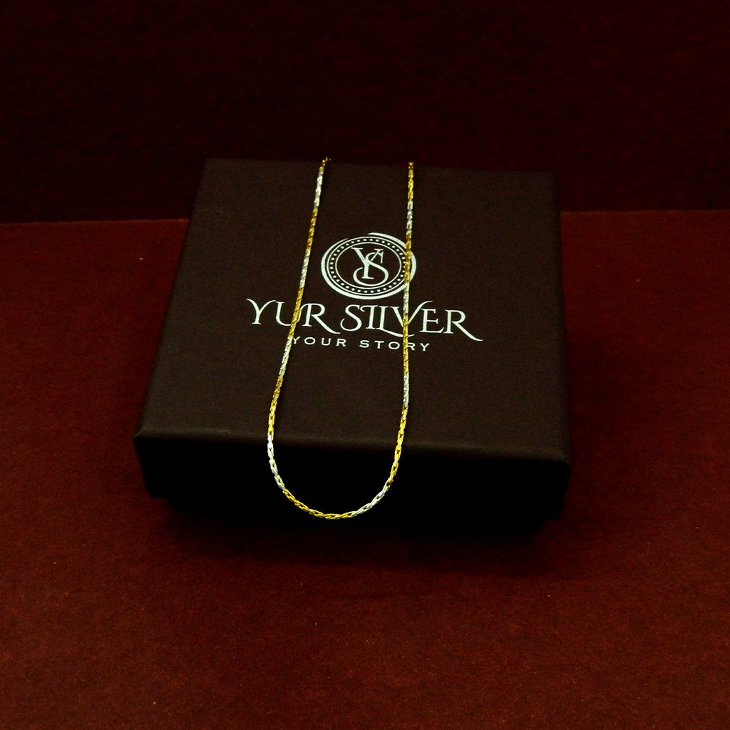 Dual Tone Fine Chain