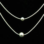 Dual Orbit Silver Choker