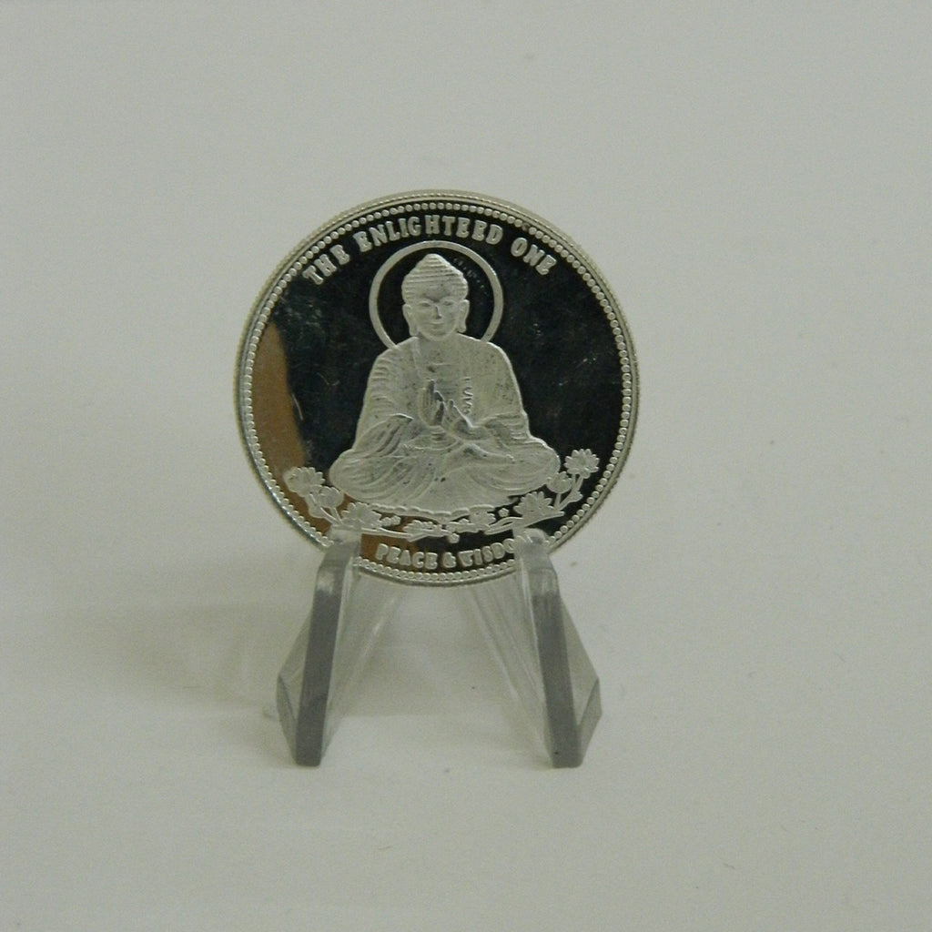 Gautam Buddha 999 Pure Silver Coin