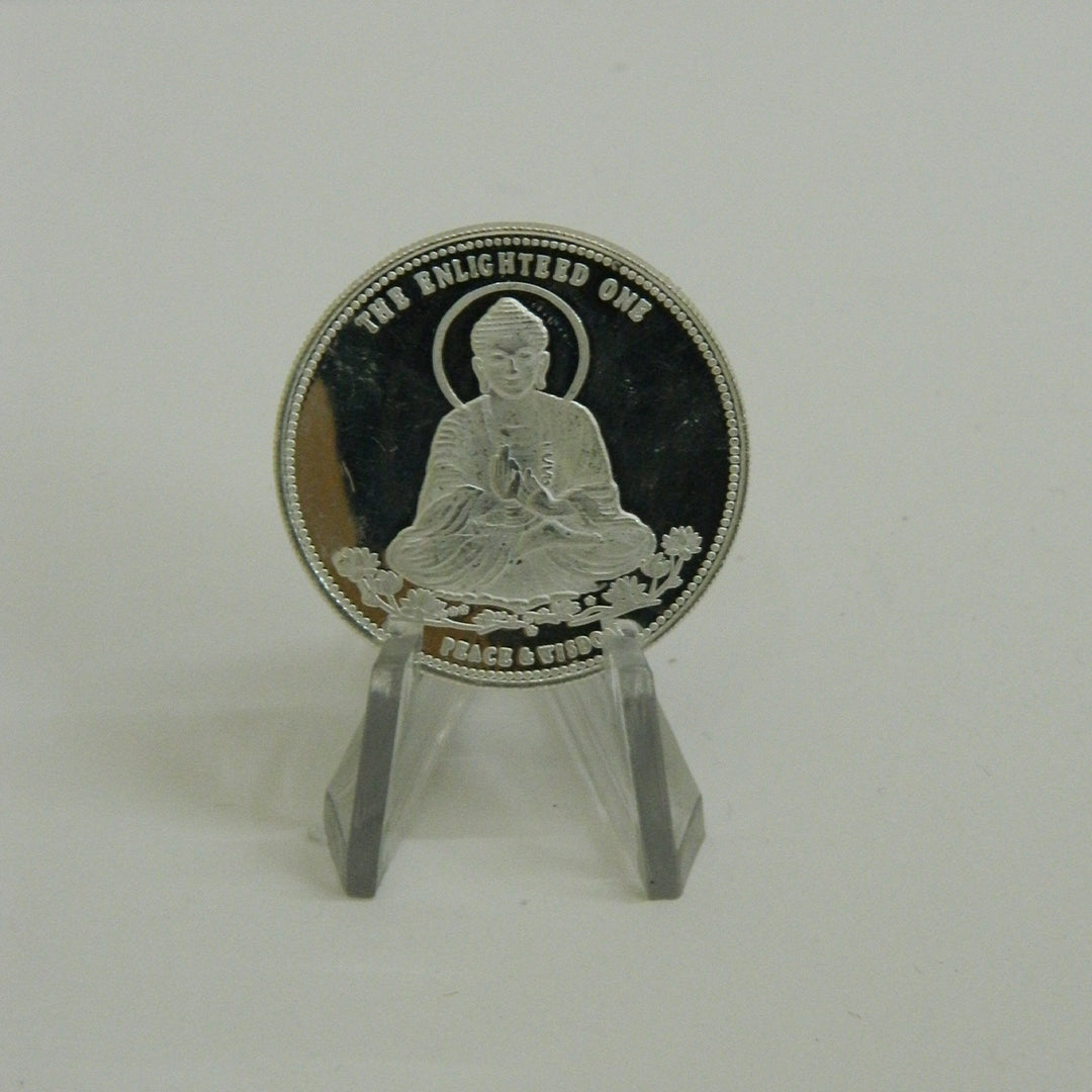 Gautam Buddha 999 Pure Silver Coin