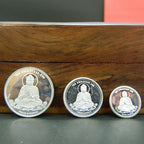 Gautam Buddha 999 Pure Silver Coin